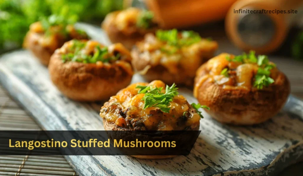 Langostino Stuffed Mushrooms
