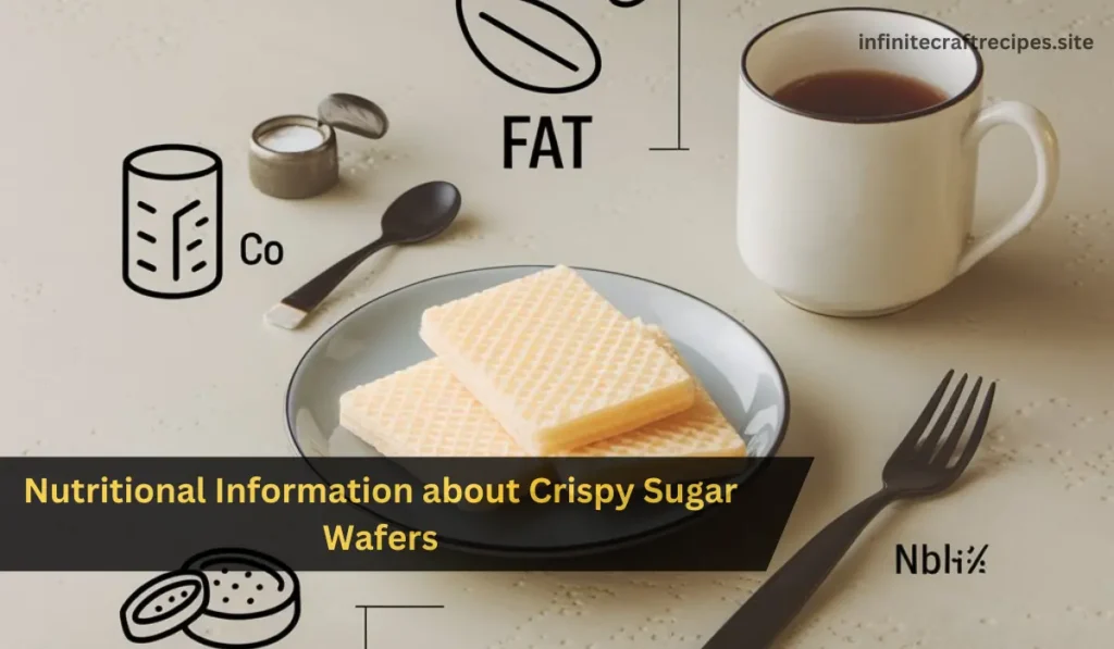 Nutritional Information about Crispy Sugar Wafers