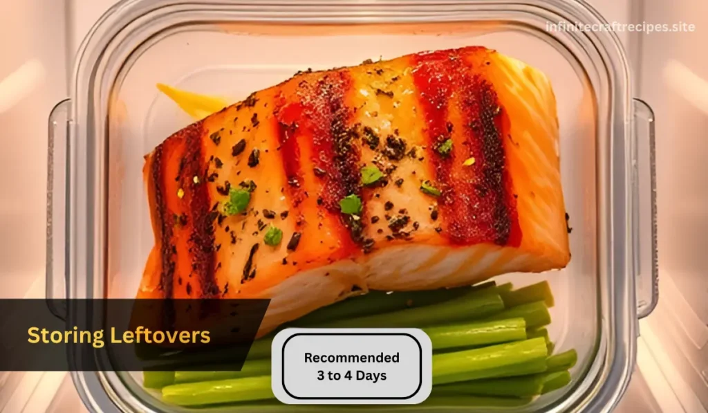 Storing Leftovers of Hibachi Salmon