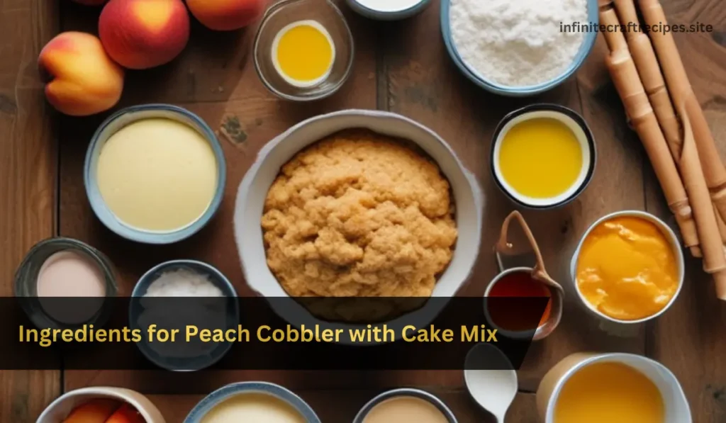 peach cobbler with cake mix