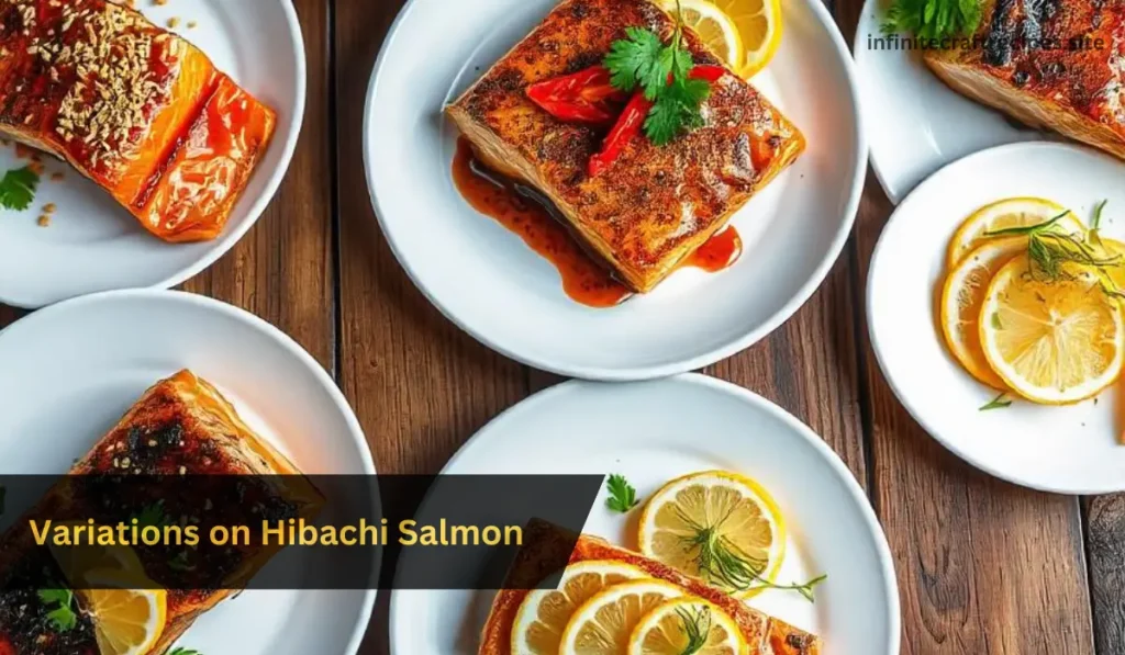 Variations on Hibachi Salmon