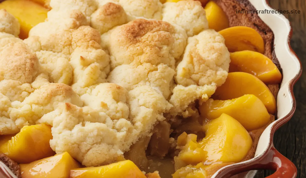 peach cobbler with cake mix